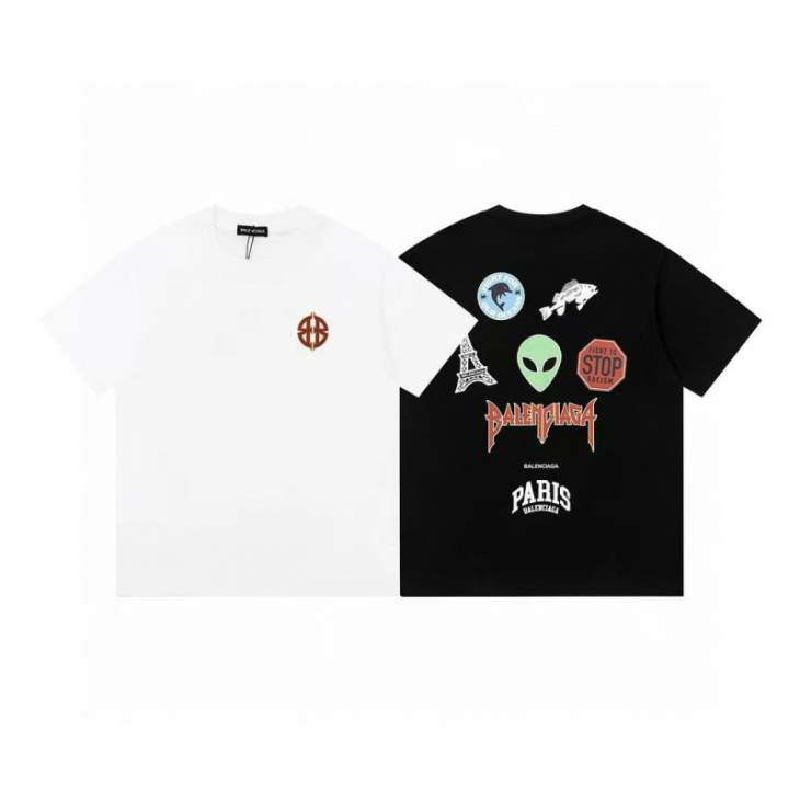 Picture of Balenciaga T Shirts Short _SKUBalenciagaXS-LmptxB008121052